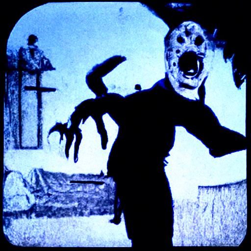 Eerie Vintage Horror Scene