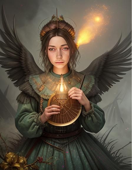 Magical Surreal Biological Scene in Dreamy Style