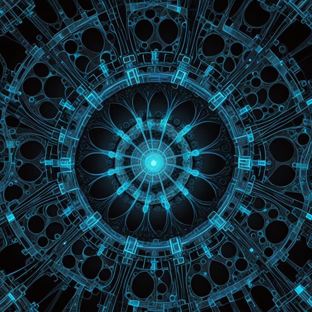 AI Perceives Fractal Manifolds in Digital Noise