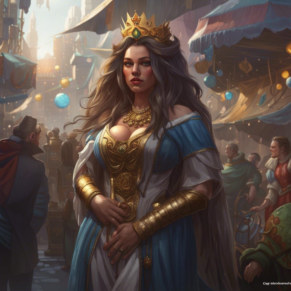 Planet Queen Concept Art in 8K Resolution