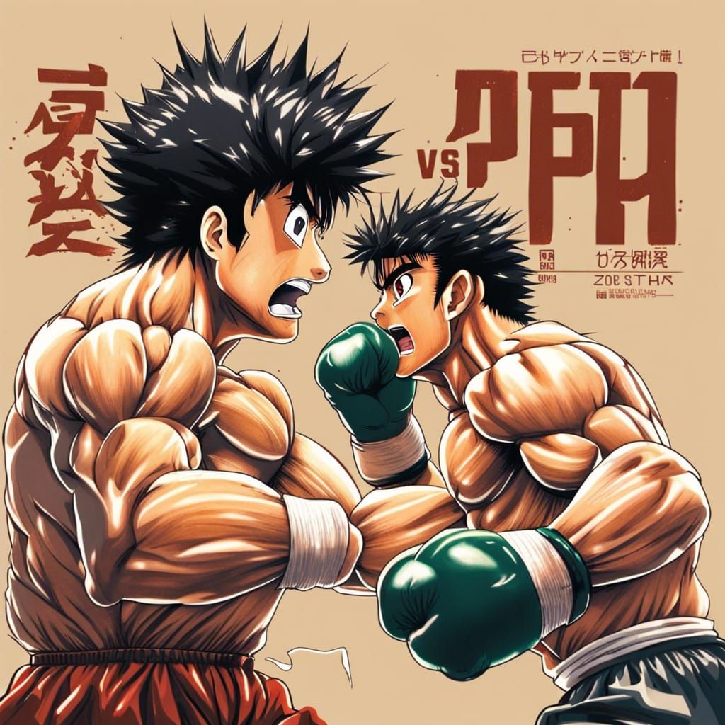 Intense Anime Boxing Match in Kuroken Hall
