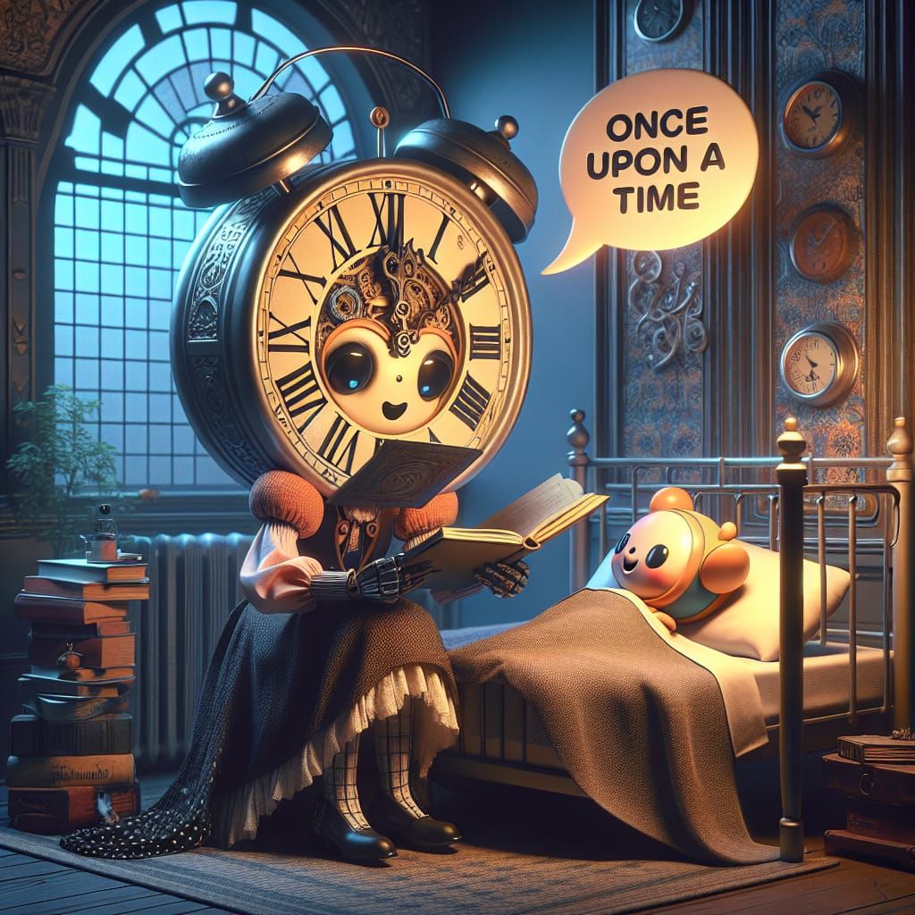 Clockwork Lullaby: Anime-Style Bedtime Story