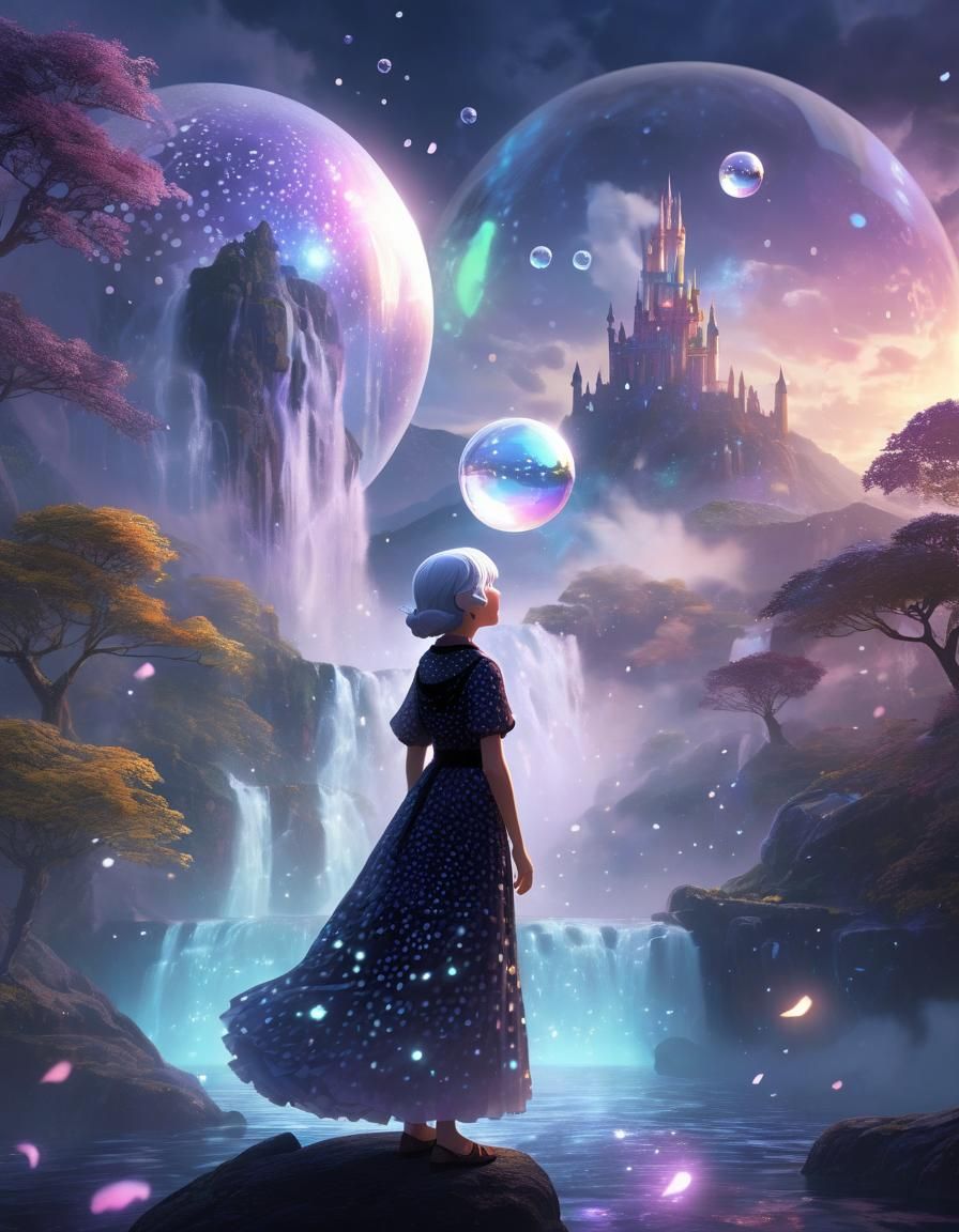 Enchanting Fantasy Orb in Disney Pixar Anime Style