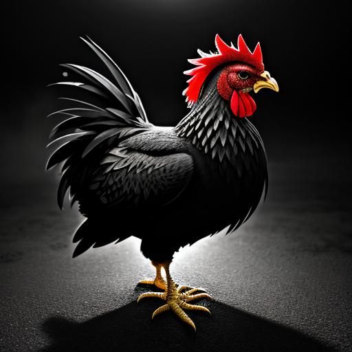 Punk Rock Dancing Chicken in HDR