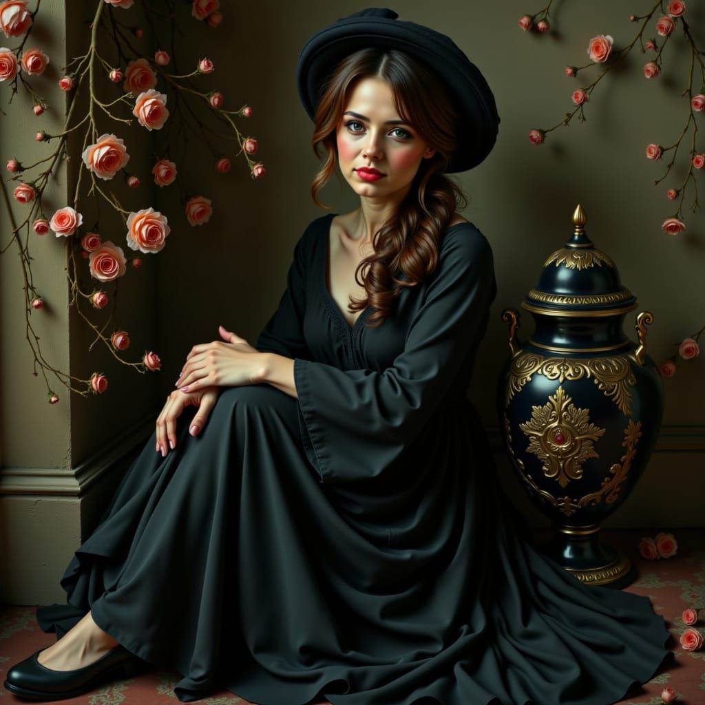 Sorrowful Woman Reflects on Love and Loss in a Haunting Mour...