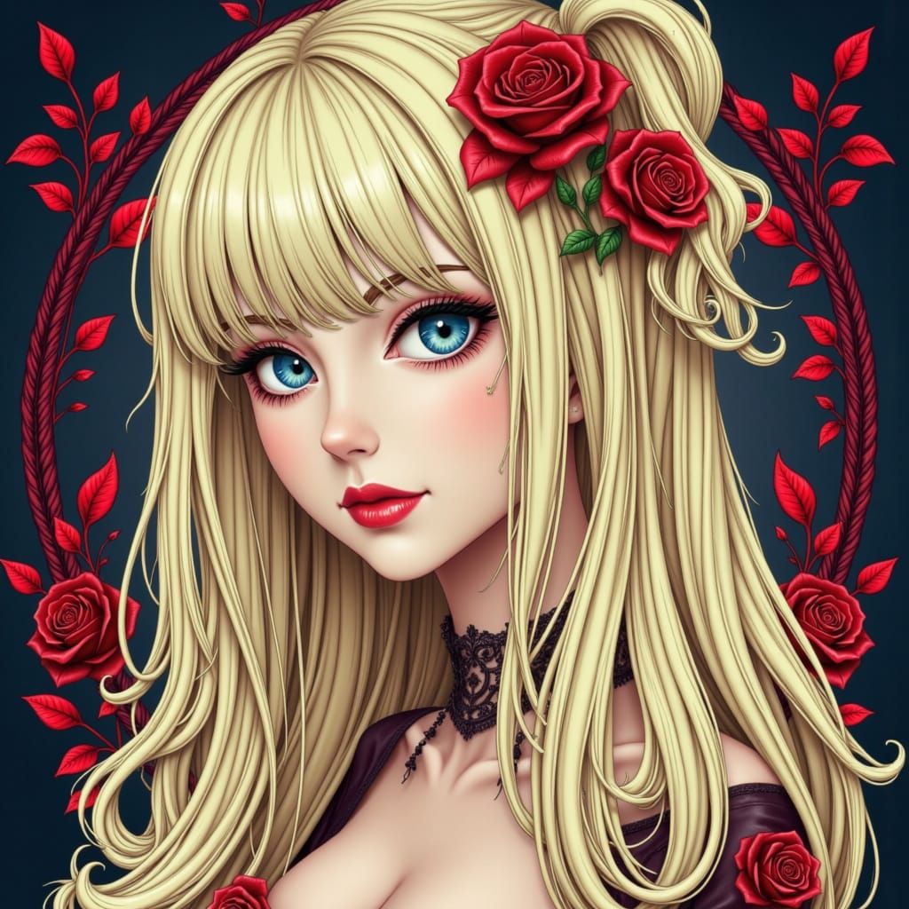 Glamorous Russian Beauty in a Retro Poster