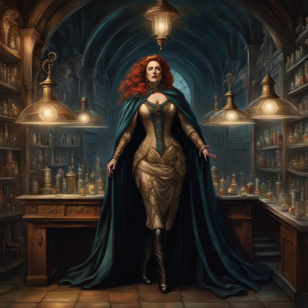 SuperGoddess Materializes in Alchemist's Lab