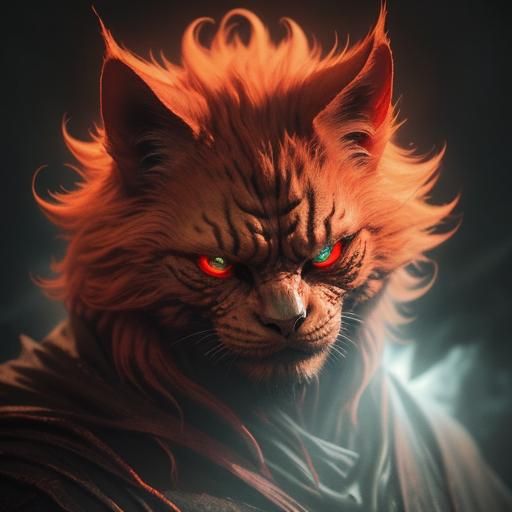 Garfield as Twisted Dark Fantasy Creature