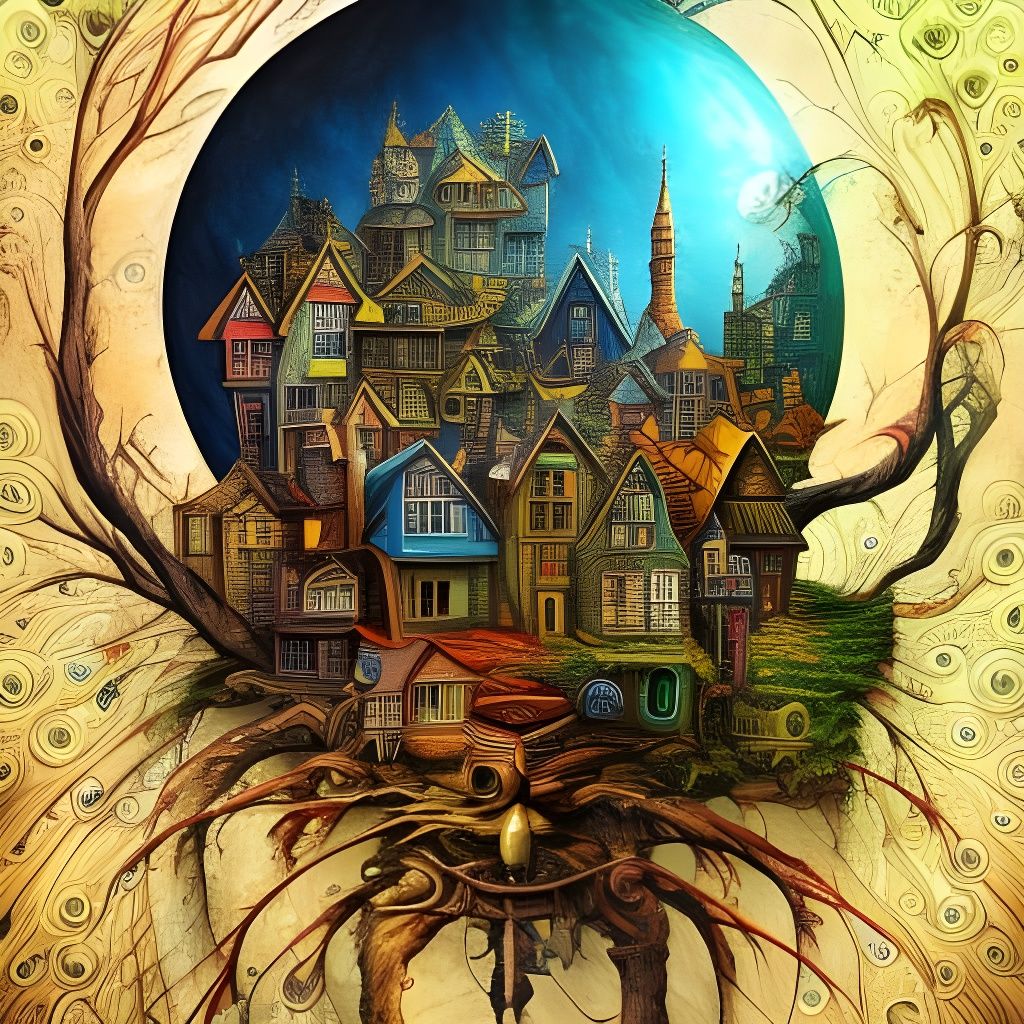 Fantasy Library Concept Art by Yerka and Woodroffe