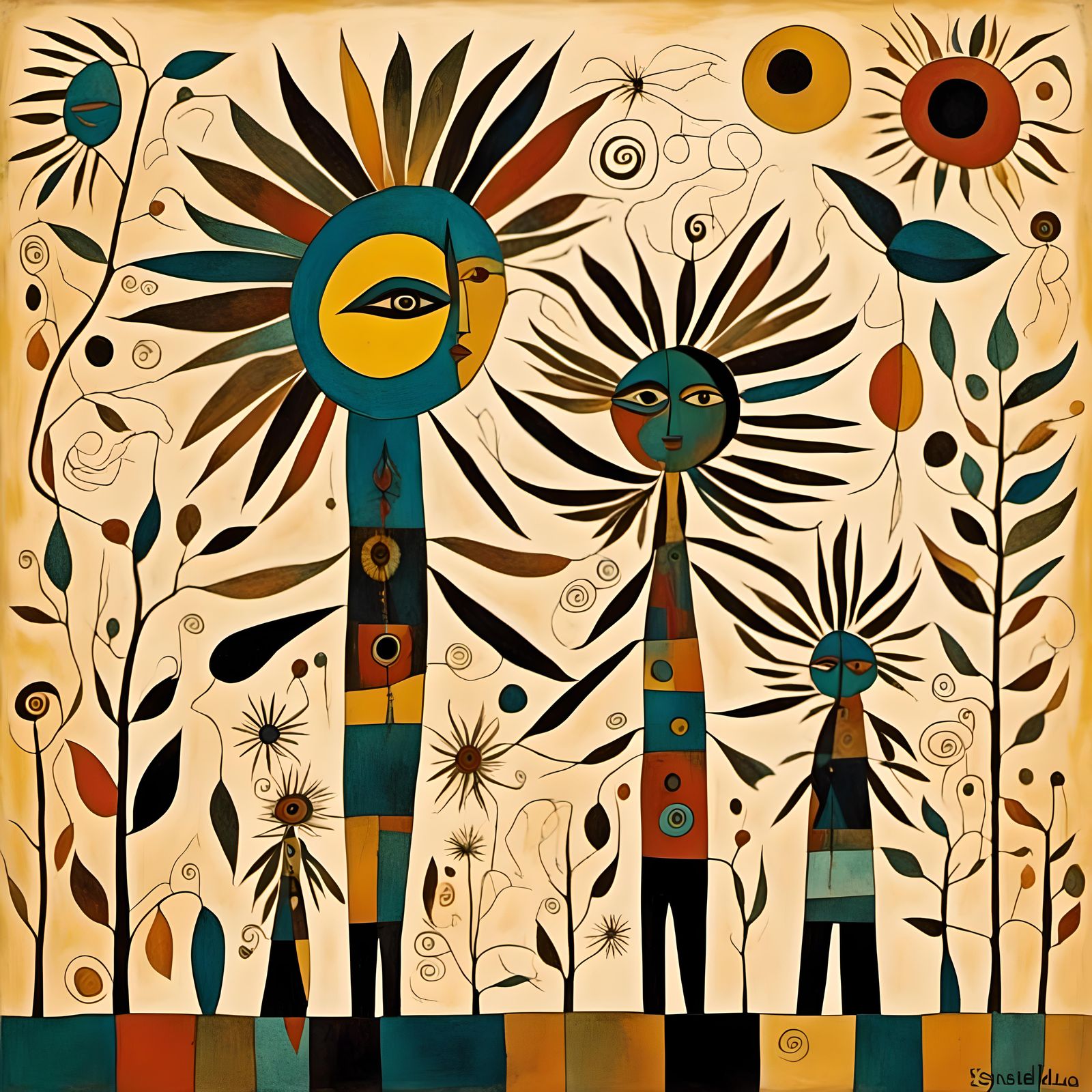 The Plant People in My Little Garden