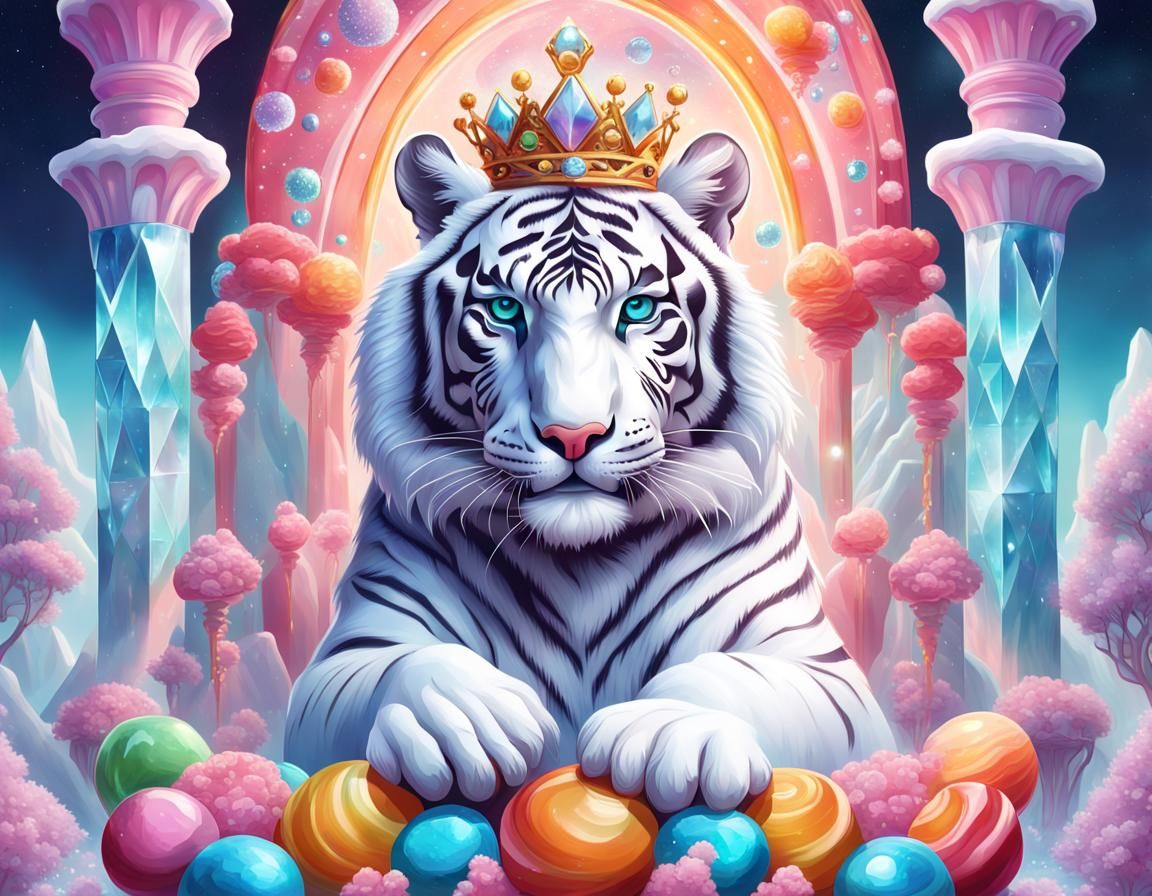 Celestial White Tiger King in Candy Kingdom