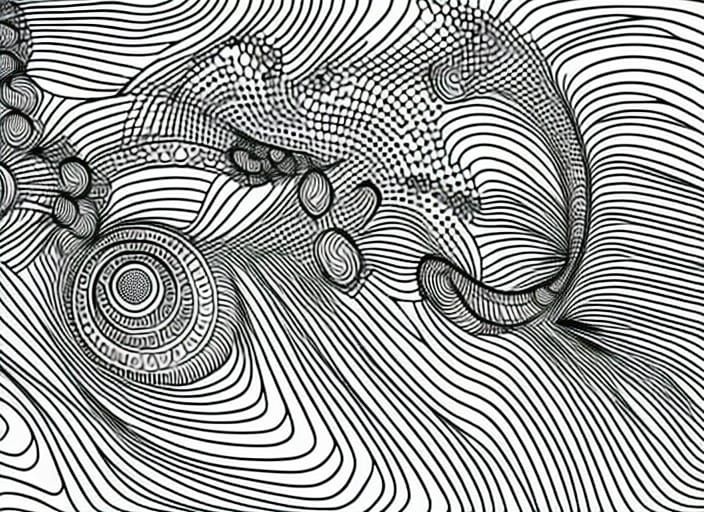 Abstract black & white