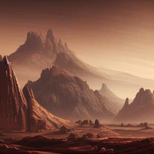 Medieval Martian War: Fantasy Concept Art
