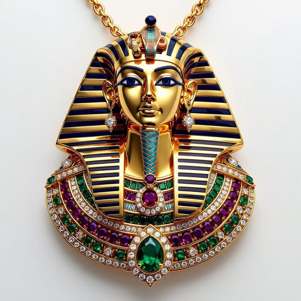 Luxury Gold and Diamond Sphinx Jewelry Logo