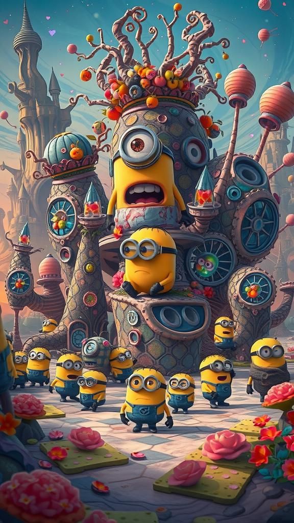 Minions in a Whimsical, Twisted Fantasy Realm