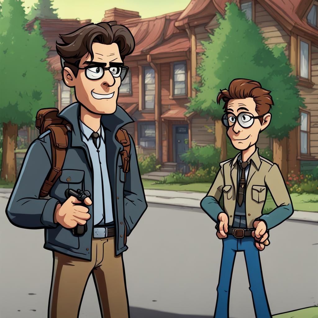 Sam and Dean Meet Ghostbusters: Cartoon 8K