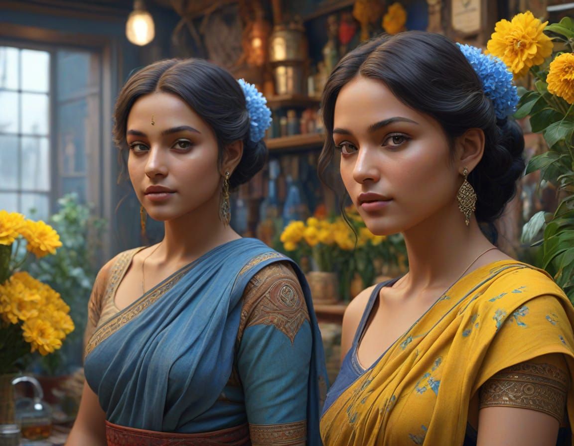 United in beauty, they bloom with grace