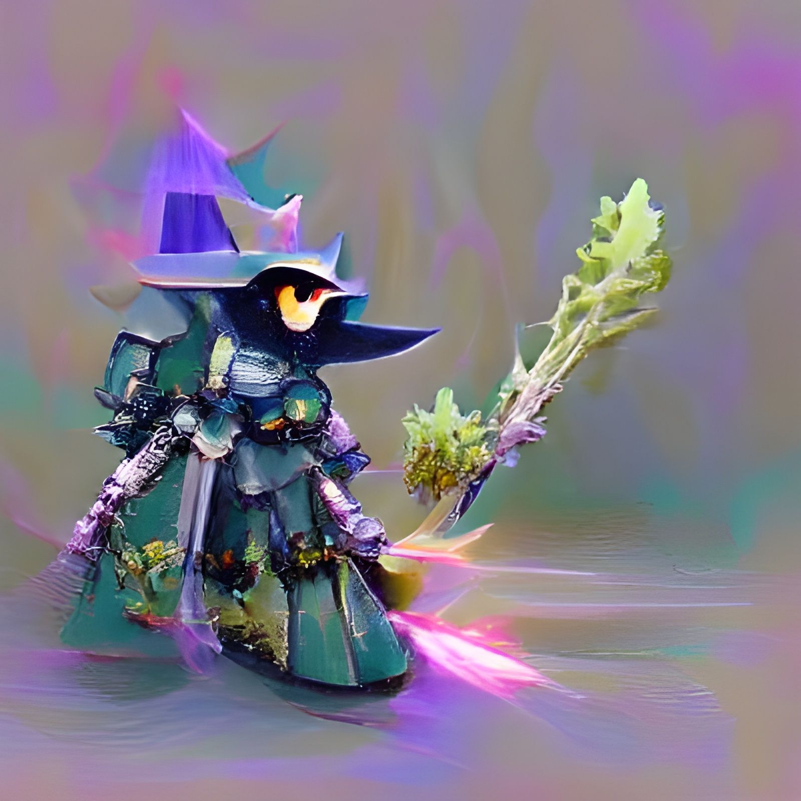 Liminal Witch Knight AI Interpretation