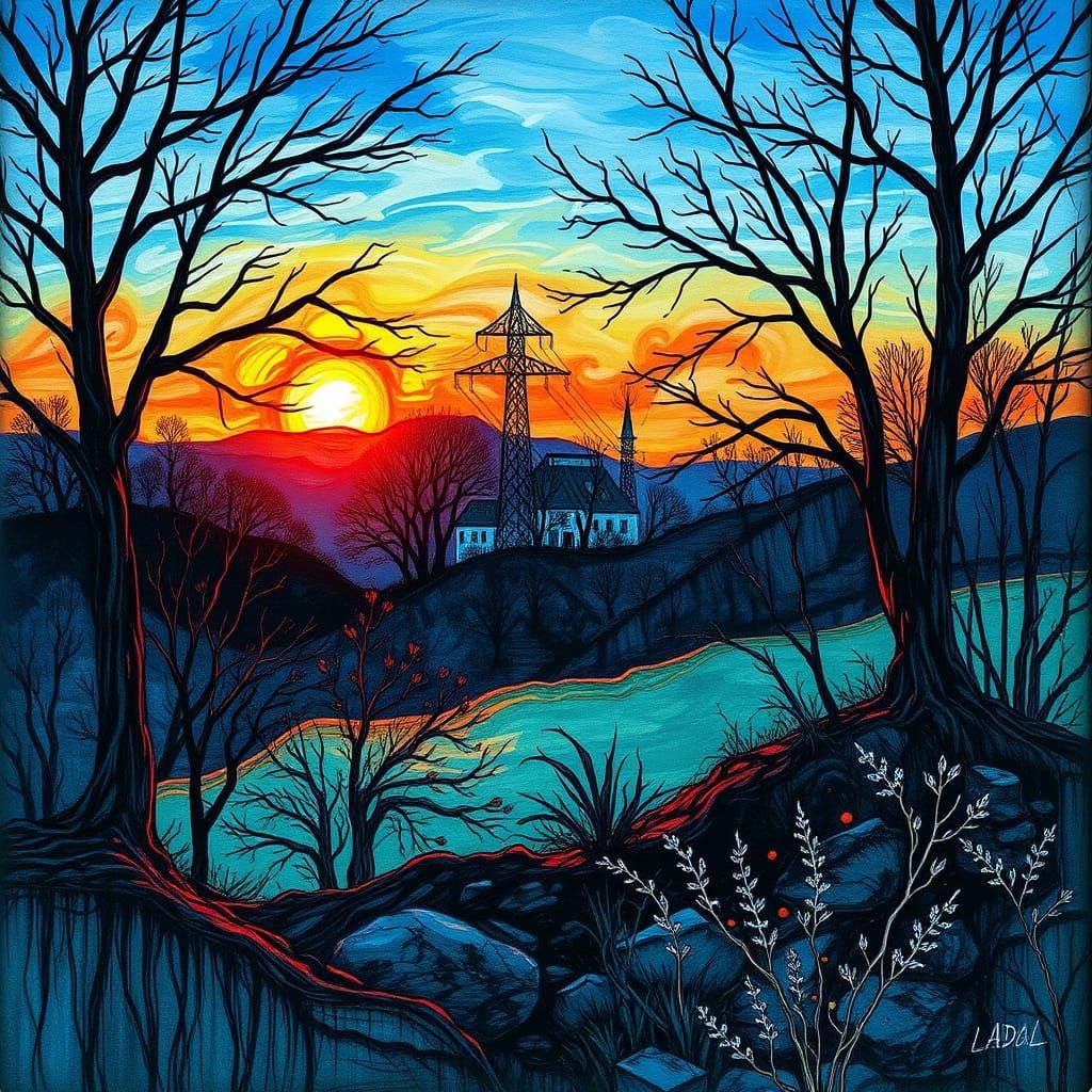 Whispers of Abstraction in Vibrant Classical Realism