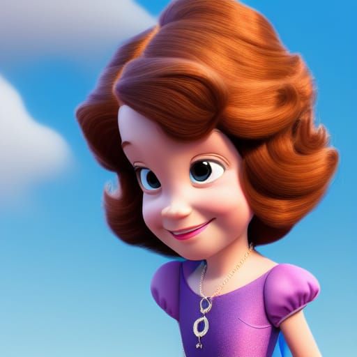 Sofia the First: 3D Digital Art