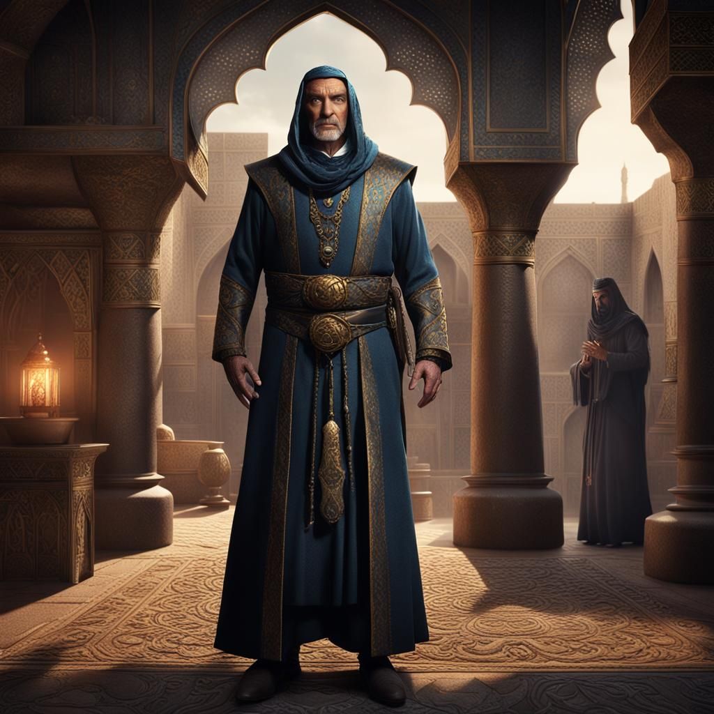 Medieval Royal Wizard of the Arabian Nights