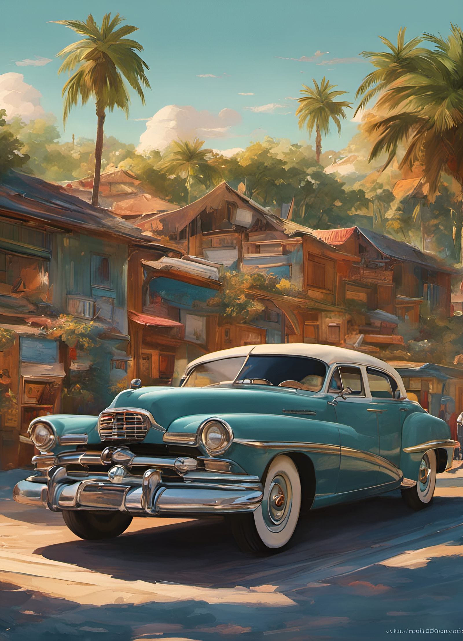 Cambodian Pin-Up Girl Travel Poster, Comic Art