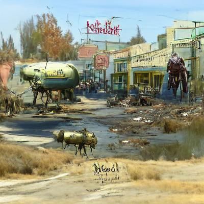 Fallout 4 Inspired Post-Apocalyptic Concept Art
