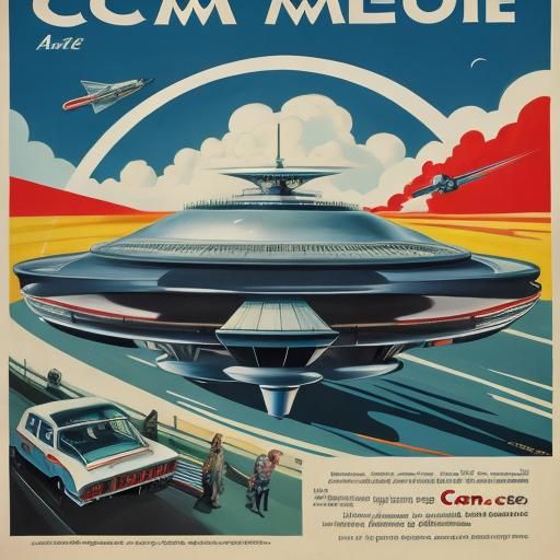 space age family transportation advertisement, Acme corporation