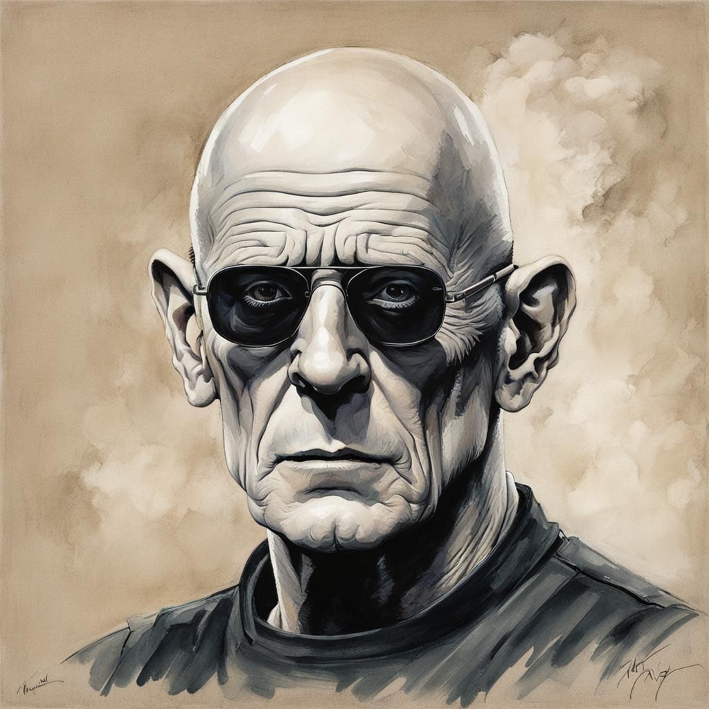 Intense Portrait in Classical Style