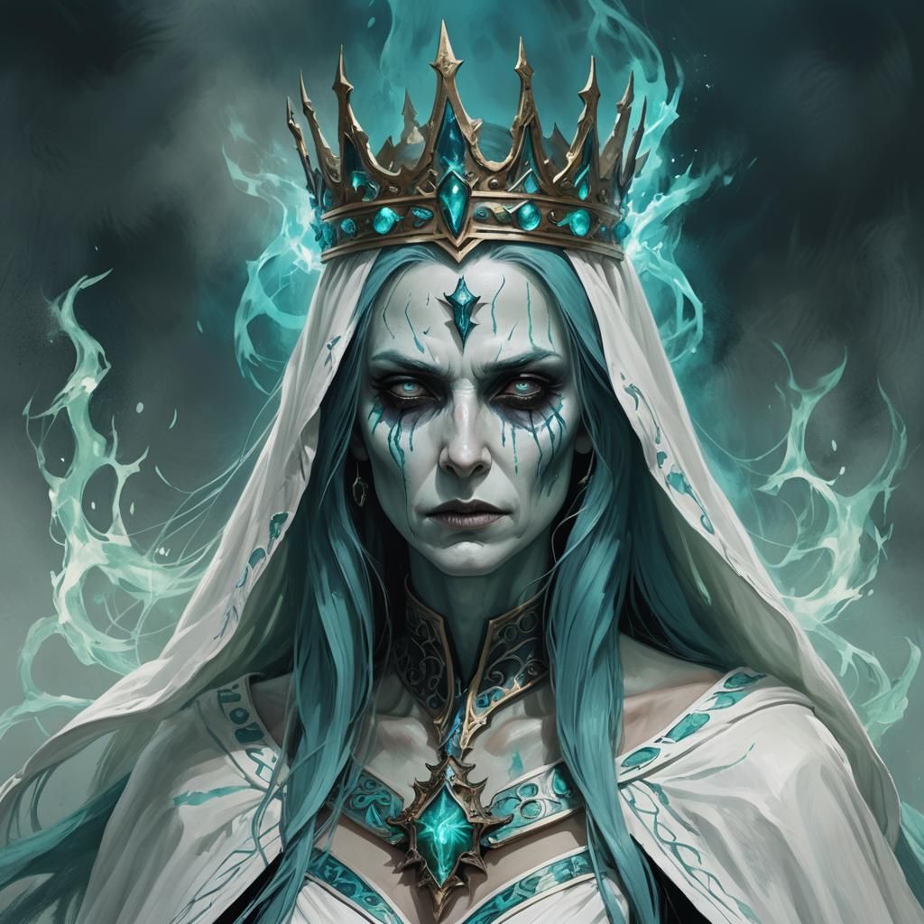 Lady Olynder Portrait in Fischer Style