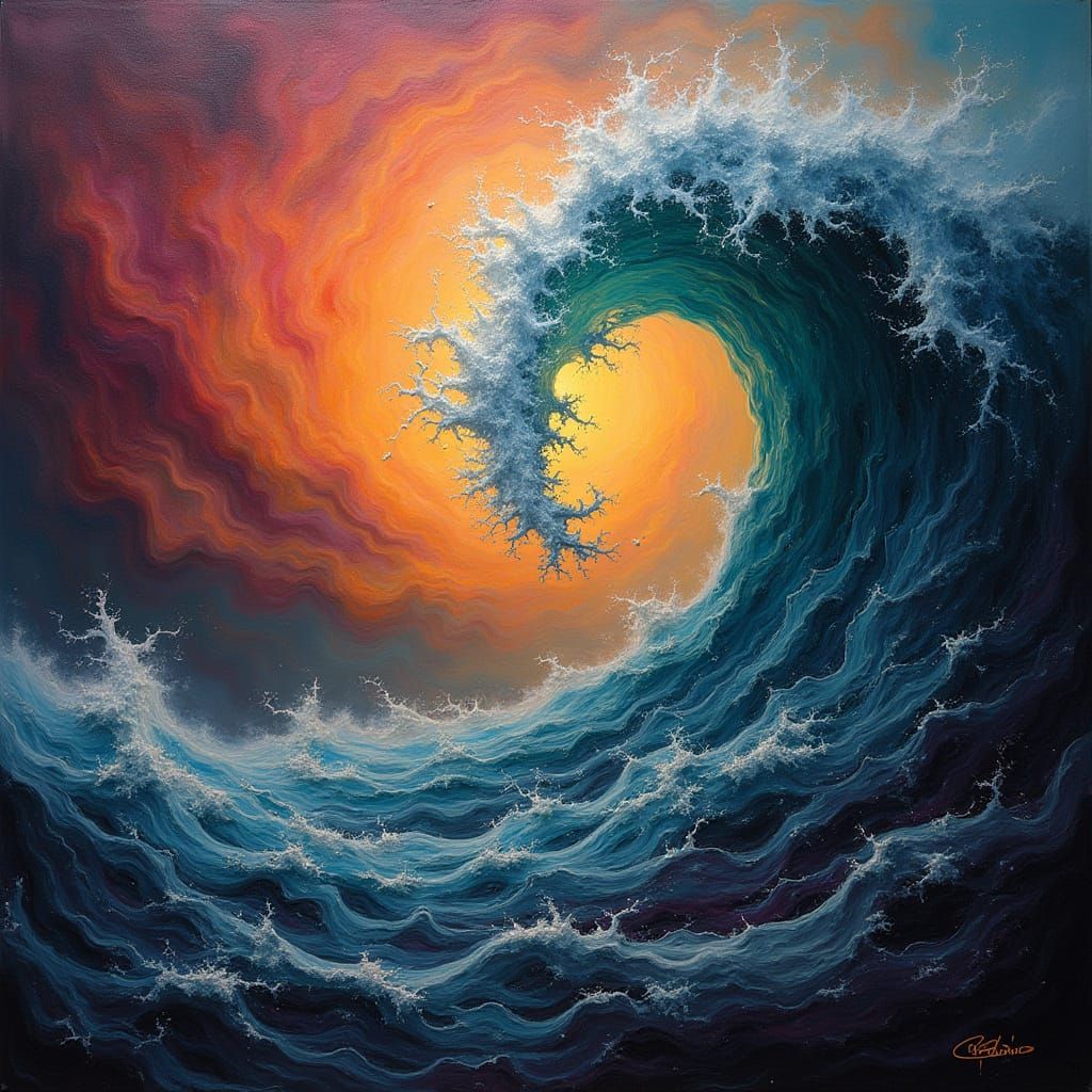 Neo Classic Art Nouveau: Fluid Movement in 8K Hyperrealism