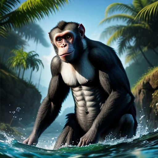 Primate Swimming