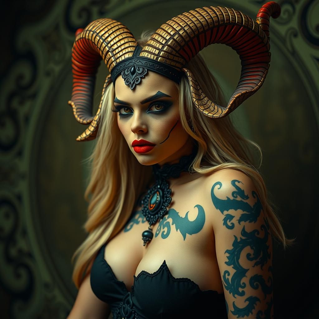 Diabolic Gothic Goat Lady: A Cinematic Masterpiece