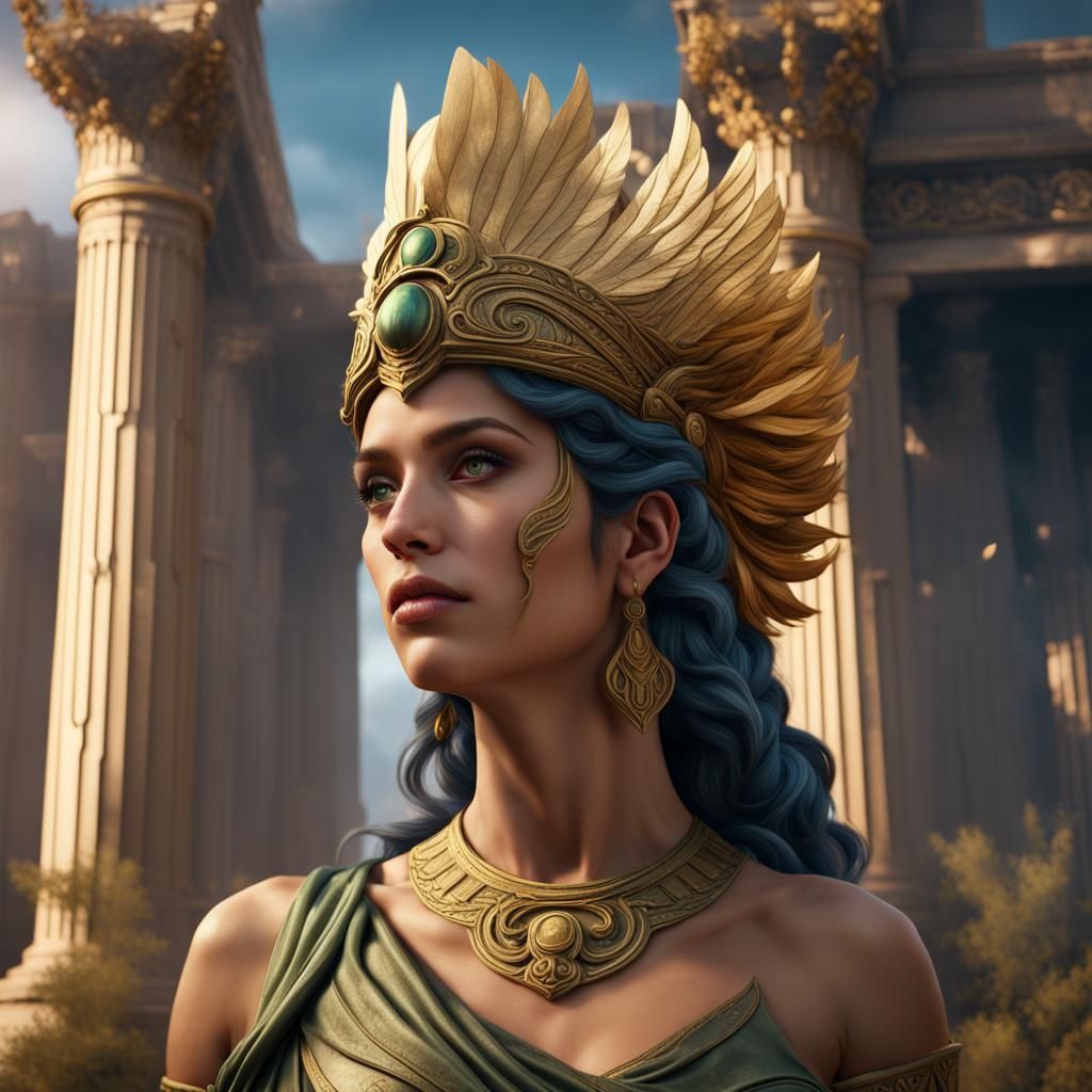 Hera: A Fantastical Matte Painting