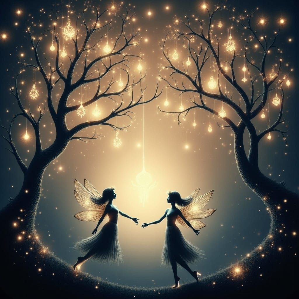 Whispers of the Hinterland Forest in Delicate Fairy Style