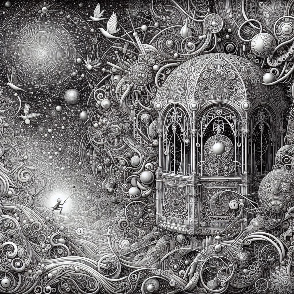 A Small Dreamer in Pre-1912 Art Style