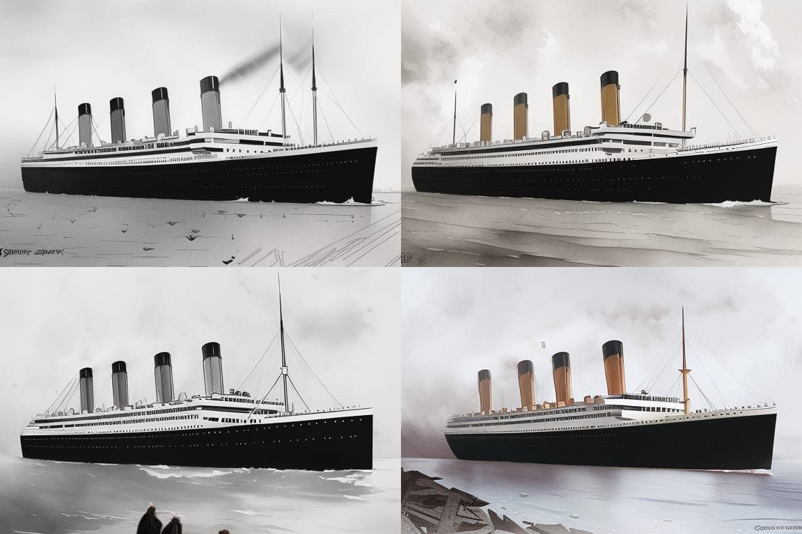 Sinister Titanic by Greg Rutkowski