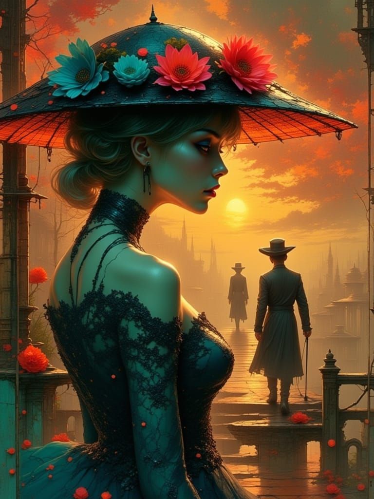 Victorian Lady Watches Smoking Regulators