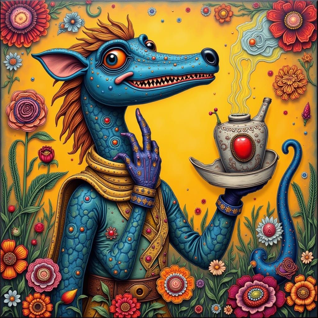 Abstract Fusion of Emotions and Artistic Styles