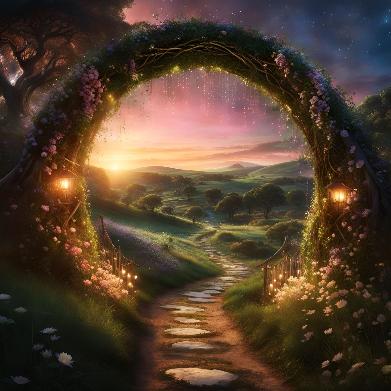 A Path to the Hills of the Shire