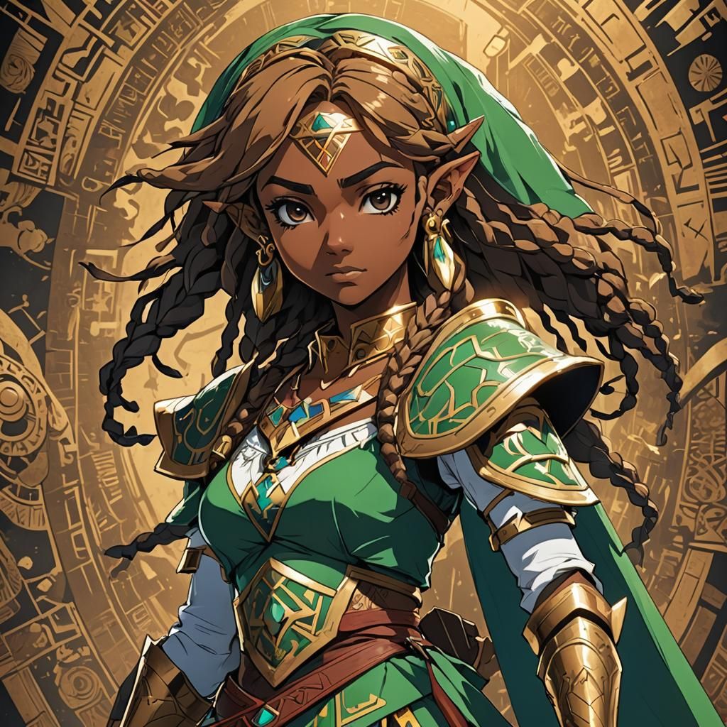 An African American, Zelda