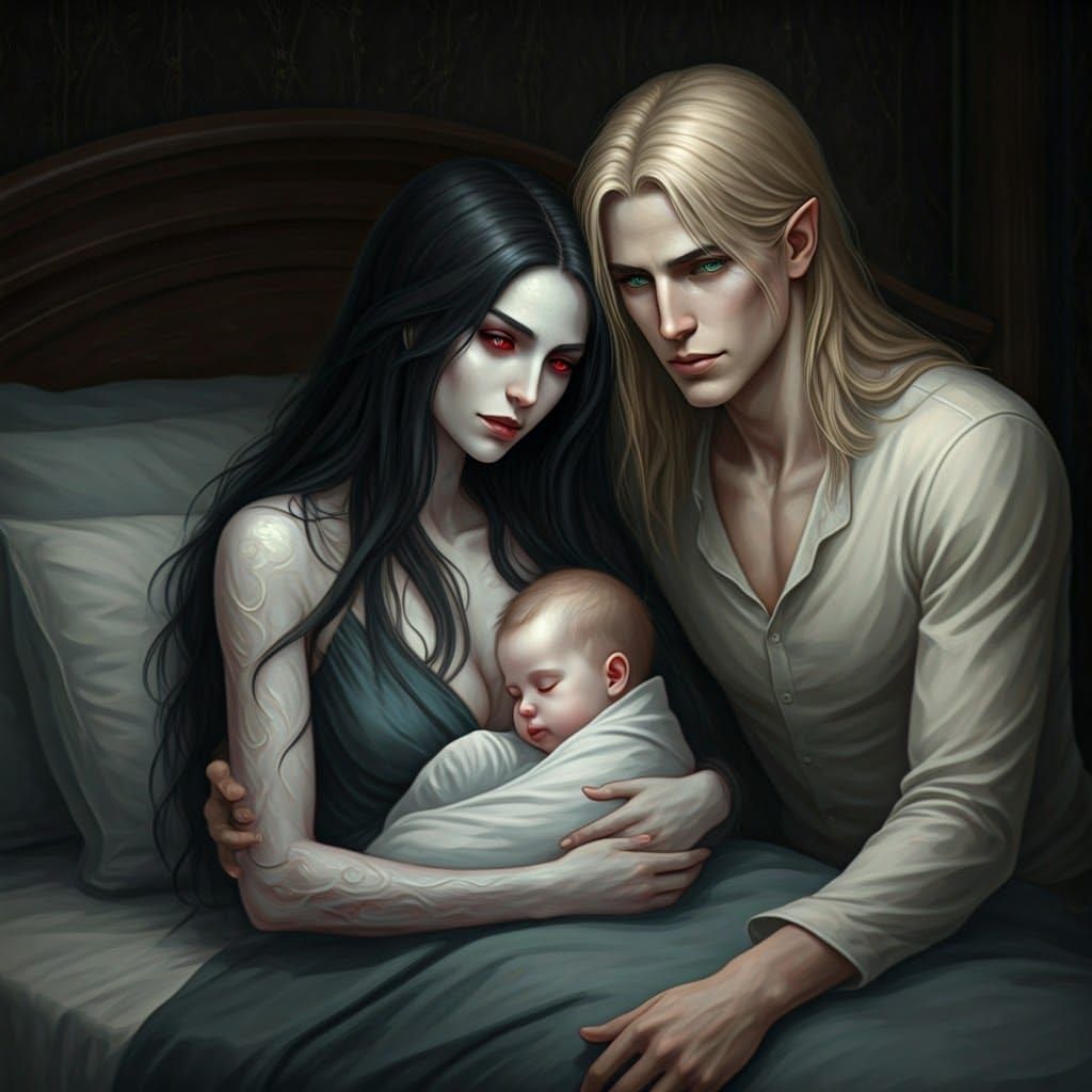 Nyarlathotep and Isaac: A Tender Family Portrait