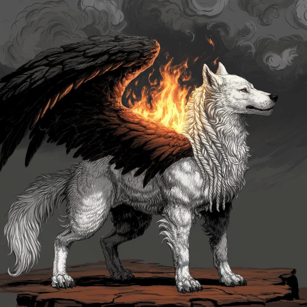 Werewolf God of Dark Skies Unveiled in Gothic Splendor