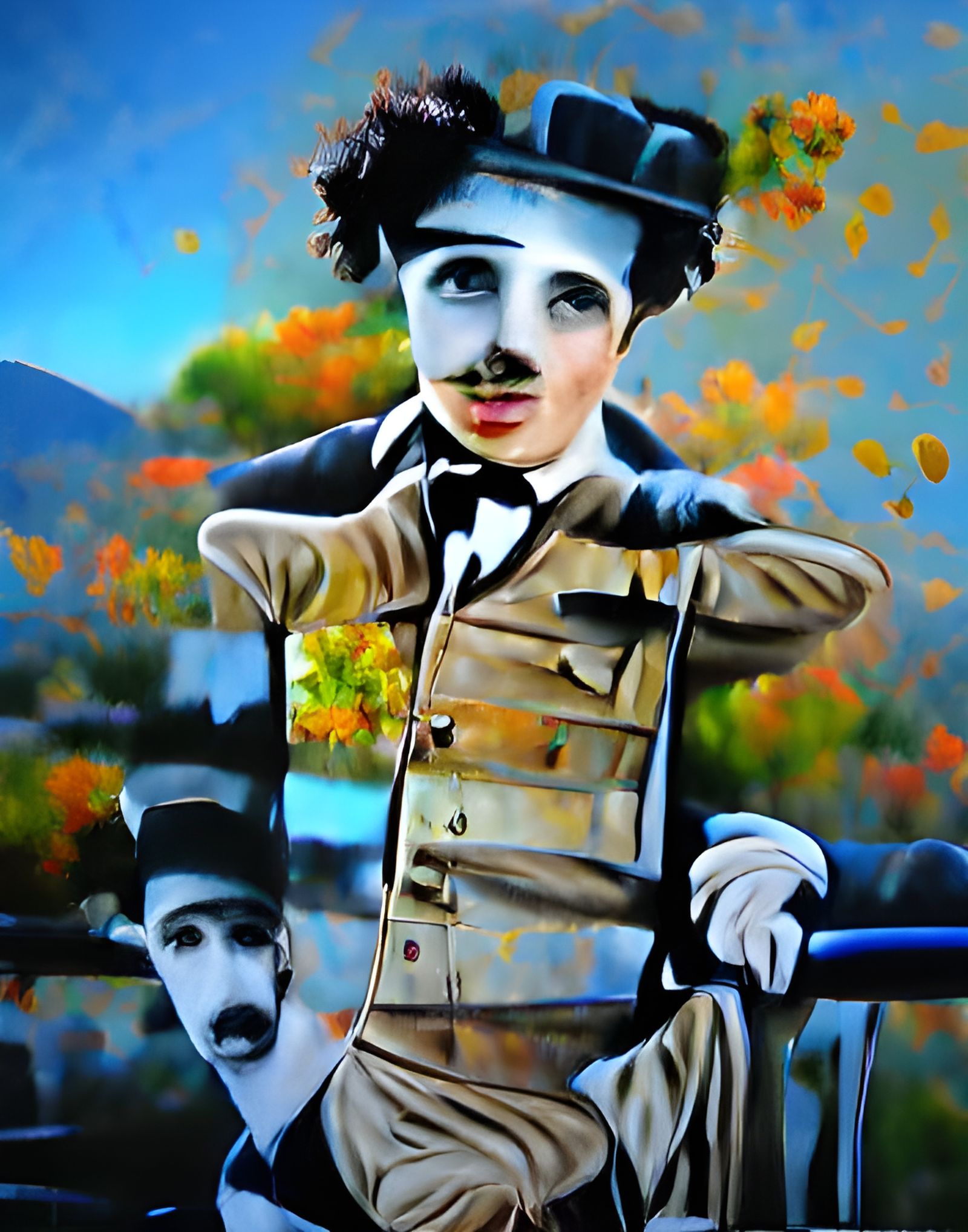Steampunk Chaplin in 8k Resolution
