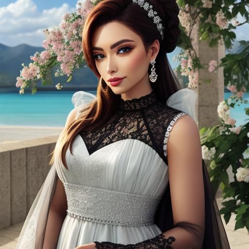 Beautiful Woman Generated by AI