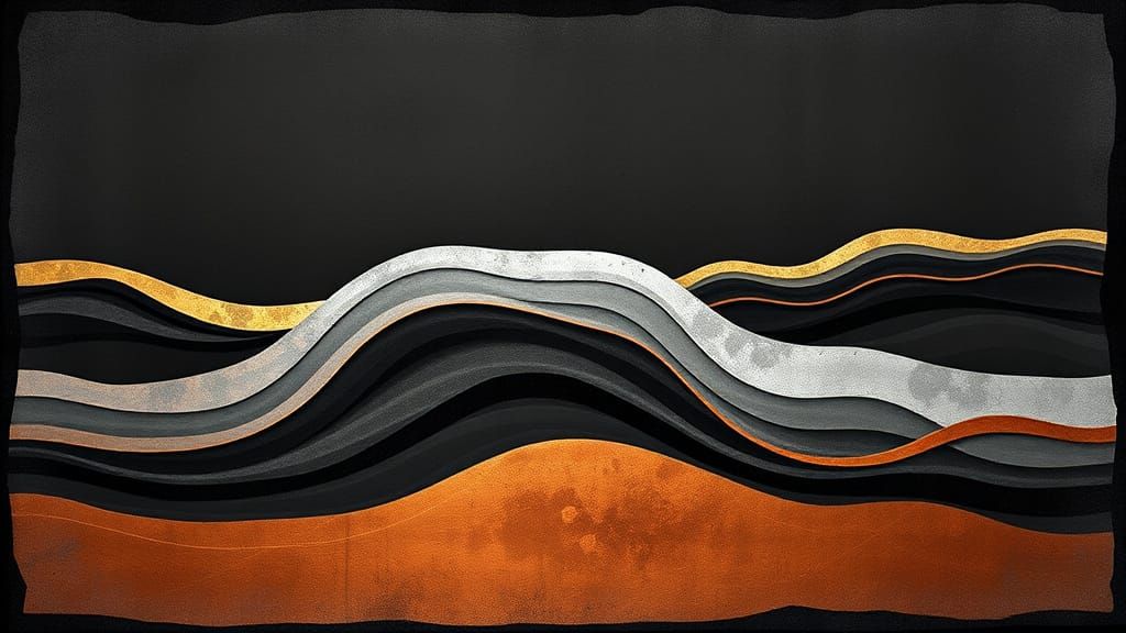 Abstract Waves in Copper, Silver, and Black