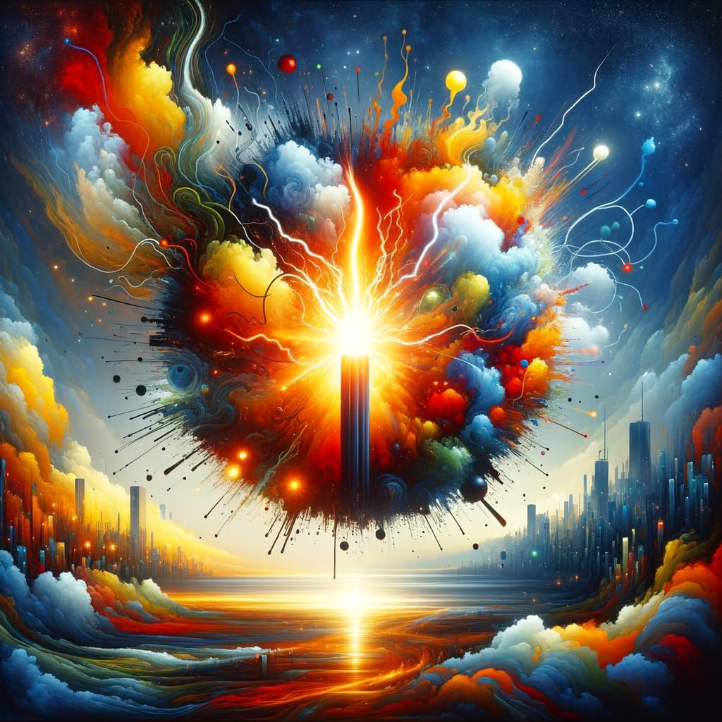 Visually Stunning Image of Dramatic Unfolding Chaos