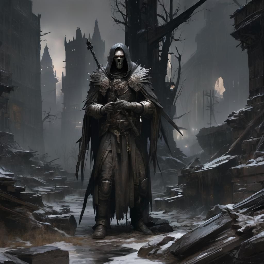 Grimdark Image in Kashin Style