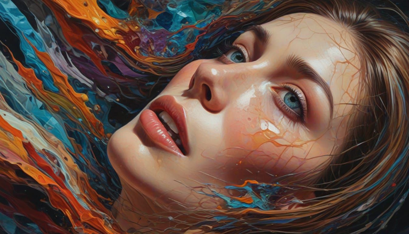 Distorted Beauty in a Kaleidoscope of Colors