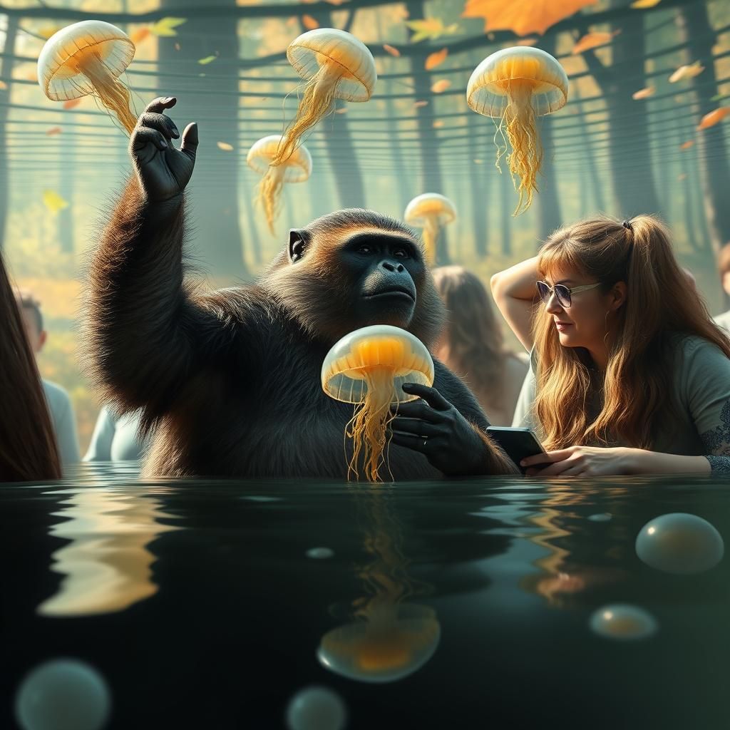 Surreal Autumnal Emergence of the Fat Women